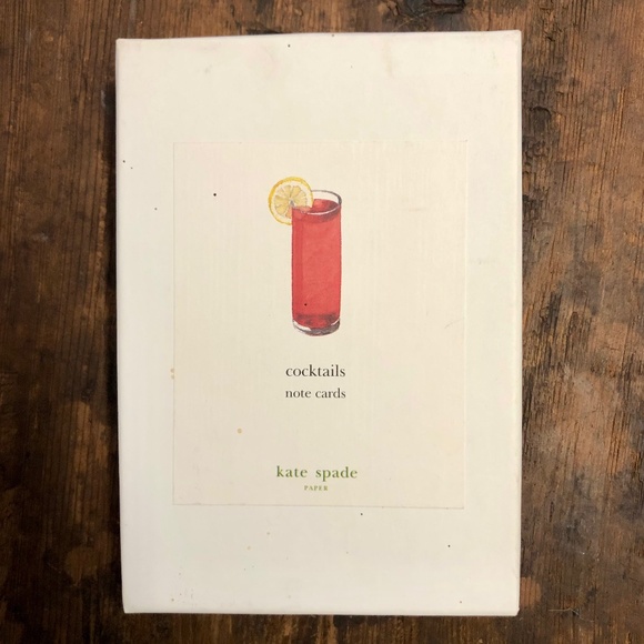 Kate Spade "Cocktail" Note Cards
